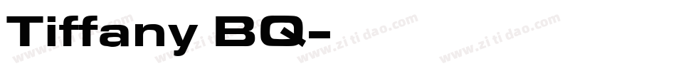 Tiffany BQ字体转换